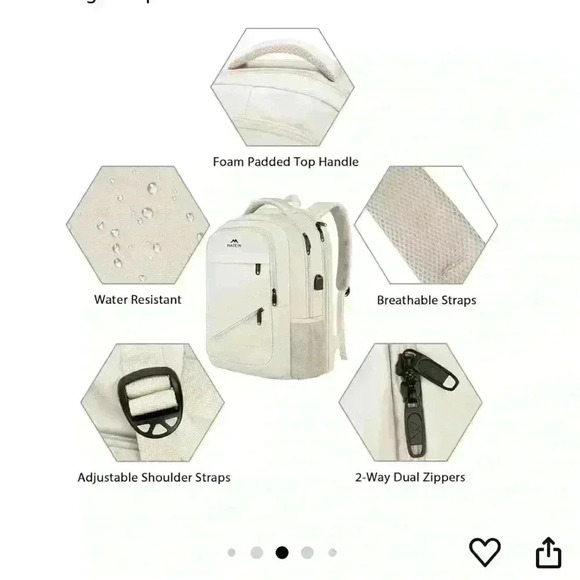 MATEIN 17 inch Laptop Backpack - Picture 5 of 10